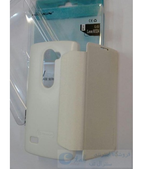 کیف هوشمند فلیپ کاوری گوشی ال جی مدل Leon لئون - کیفیت درجه یک - برند NILLKIN